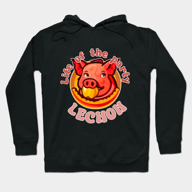 Life of the party - LECHON Hoodie by Isuotmo